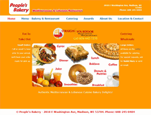 Tablet Screenshot of peoplesbakerymadison.com